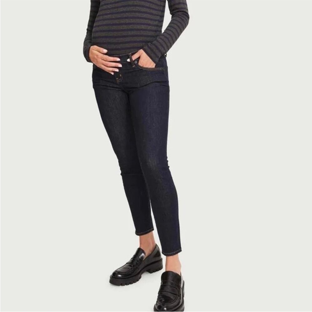 Hatch Dark Wash Ankle Skinny Jeans